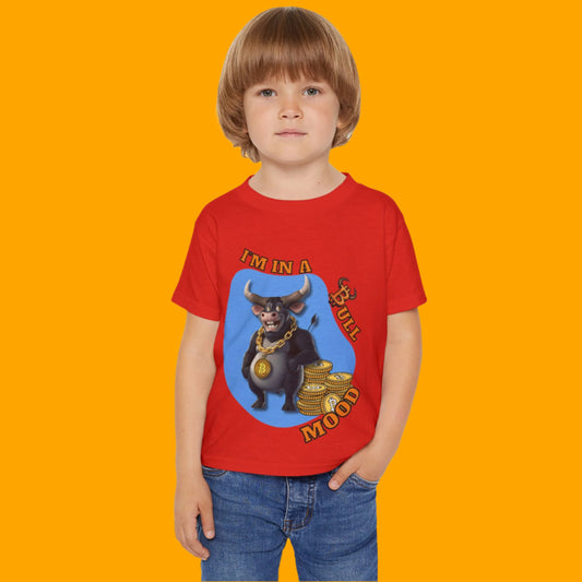 Bitcoin Bullz™ Kids T-Shirt, Fun Toddler Shirt, Cute Graphic Tee Limited Edition Baby Bullz™ Collection, Gifts for Young Enthusiasts, Cool Kids Apparel