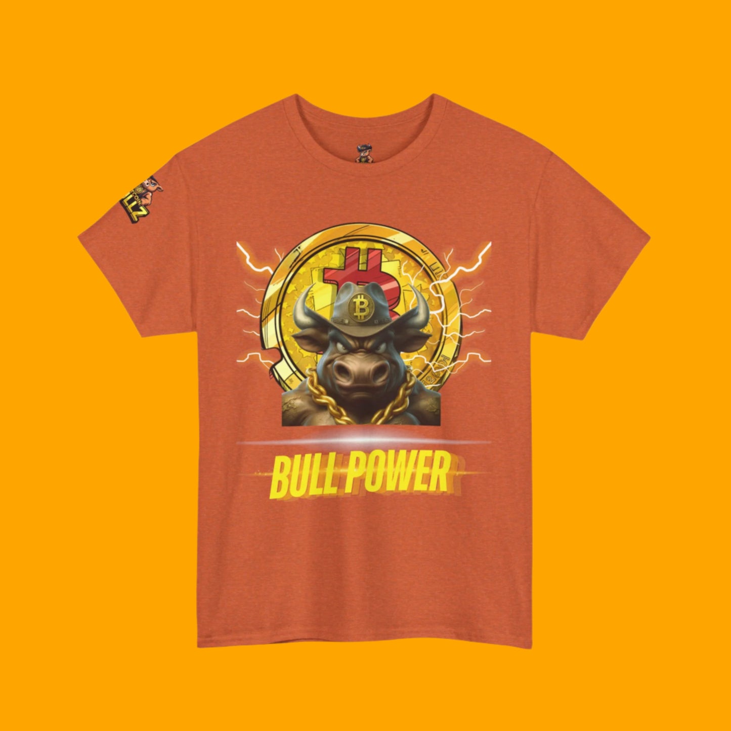 🔥  Bitcoin Bullz™ All-American Limited Edition Tee – Bold Patriotic Streetwear for Independent Spirits (Only 500 Made!) 🔥