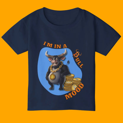 Bitcoin Bullz™ Kids T-Shirt, Fun Toddler Shirt, Cute Graphic Tee Limited Edition Baby Bullz™ Collection, Gifts for Young Enthusiasts, Cool Kids Apparel