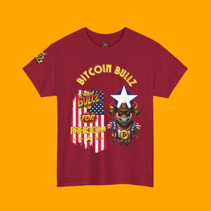 Bitcoin Bullz™ Viral Patriotic Crypto Street Tee  Limited Pieces– Bold USA Design for Bitcoin Bulls & Independence Lovers  Crypto Passion for July 4th🔥
