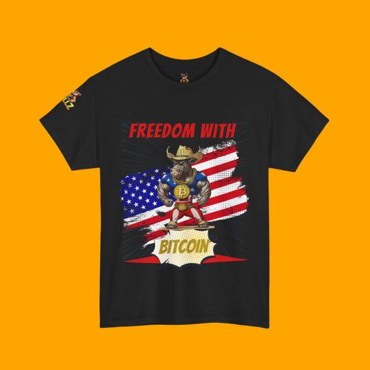 🚀 Bitcoin Bullz™ Viral Oversized Patriotic Crypto Tee Exclusive Style 4th of July – Bold USA Graphic for HODLers & Freedom Riders (Only 500!)