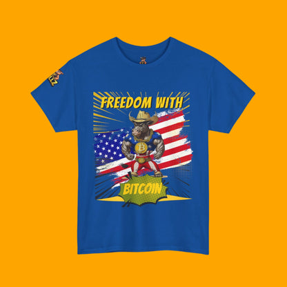 🔥 Bitcoin Bullz™ Limited Patriotic Crypto Tee – Bold American Streetwear for True Bitcoin Believers Exclusive Design (Only 500 Available!) 🔥