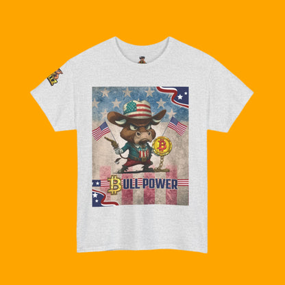 Bitcoin Bullz™ Graphic Athleisure Patriot Tee – Lightweight Crypto Streetwear for Viral HODL Crew Crypto Bitcoin Passion