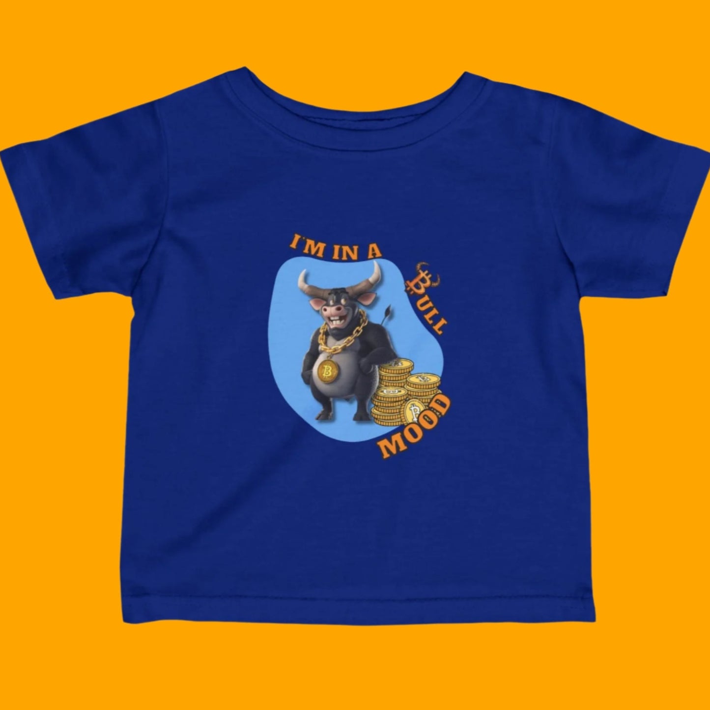 Bitcoin Bullz Kids T-Shirt, Fun Toddler Shirt, Cute Graphic Tee Limited Edition Baby Bullz Collection, Gifts for Young Enthusiasts, Cool Kids Apparel