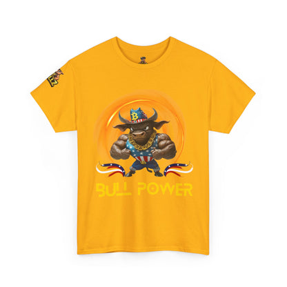 Bitcoin Bullz™ Crypto Freedom Tee – Patriot Style Meets Outdoor Streetwear Independence Day Crypto Bulls
