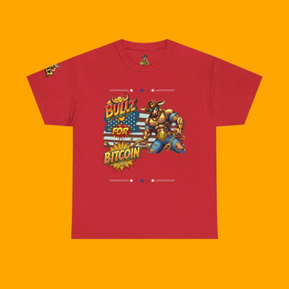 🔥 Bitcoin Bullz™ Patriotic Crypto Street Tee – Bold USA Design for Bitcoin Bulls & Independence Lovers Crypto Animals