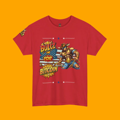 🔥 Bitcoin Bullz™ Patriotic Crypto Street Tee – Bold USA Design for Bitcoin Bulls & Independence Lovers Crypto Animals