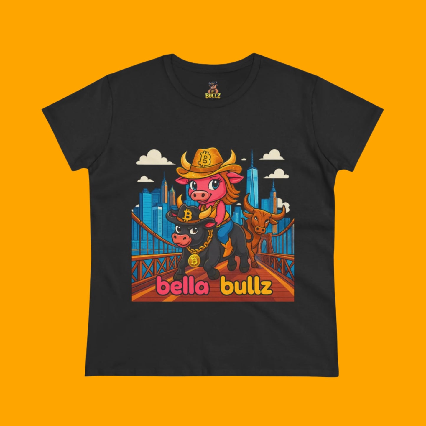 Cute Graphic Tee, Bella Bullz T-Shirt, Fun Cotton Top, Animal Lover Gift, Casual Graphic Shirt, Birthday Gift for Her
