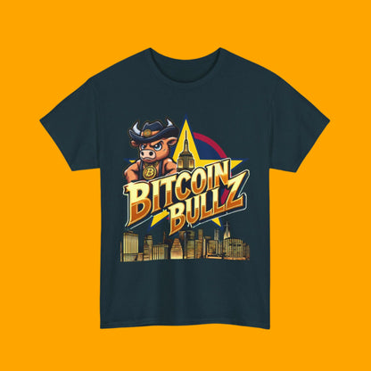 🔥 Bitcoin Bullz™ New York City Crypto Street Tee – Bold USA Design for Bitcoin Bulls & Independence Lovers 🔥