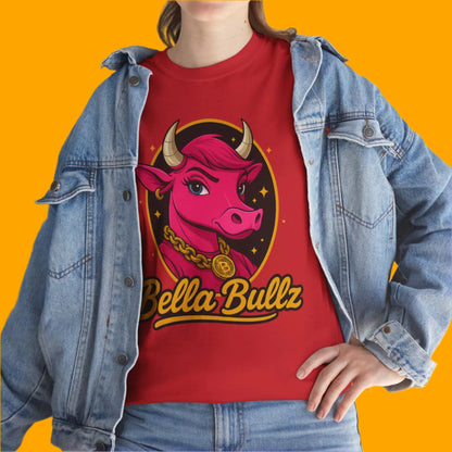 Women’s Graphic Tee - Crypto Bullz Western Texas Shirt, Crypto Passion, Rodeo Bella Bullz, Limited Design
