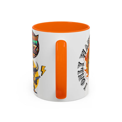 Bitcoin Bull Accent Coffee Mug - Perfect Gift for Crypto Lovers, Unique Mug for Bitcoin Enthusiasts, Cool Coffee Cup for Home or Office